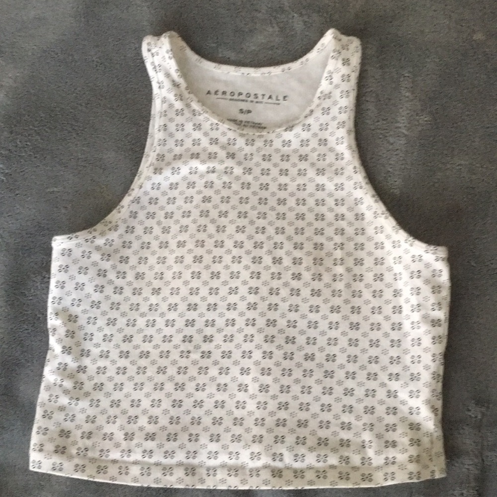 Printed crop top